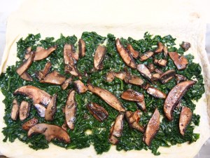 Spinach and mushrooms