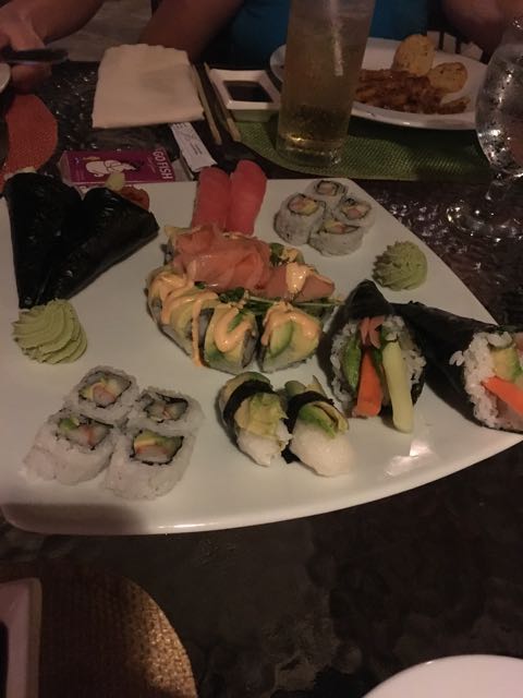 Their sushi was pretty insane
