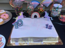 Unicorn themed Birthday Cake